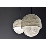 Подвесной светильник светодиодный с плафоном сферической формы Stone Helios варинант исполнения - 3 | Loft Concept в Брянске