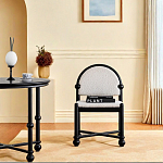 Дизайнерский стул деревянный с полукруглой спинкой Highquality варинант исполнения - 3 | Loft Concept в Брянске