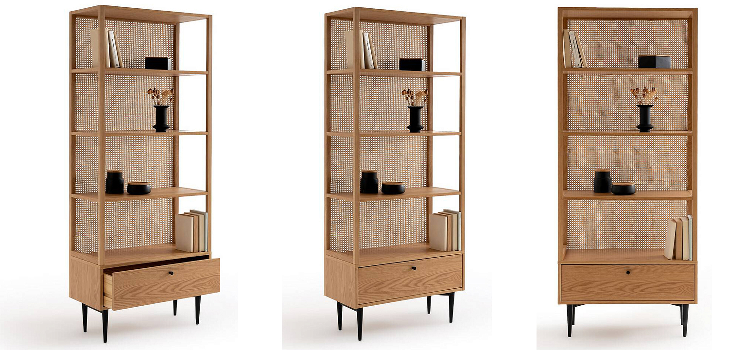 Стеллаж Agnar Wicker Rack Стеллаж Agnar Wicker Rack - Loft-Concept в Брянске