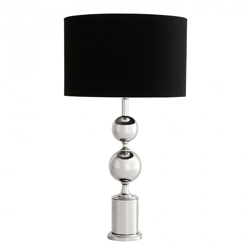 Настольная лампа Eichholtz Table Lamp Zephyr Никель Черный Настольная лампа Eichholtz Table Lamp Zephyr Никель Черный в Брянске | Loft Concept