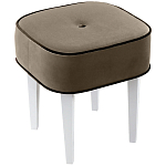 Квадратный мягкий пуф на белых ножках Winton Pouf Square варинант исполнения - 3 | Loft Concept в Брянске