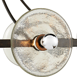 Люстра круглая с литыми стеклянными дисками Olympe Glass Chandelier варинант исполнения - 2 | Loft Concept в Брянске