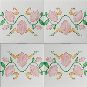 Плитка дизайнерская Сила в лимонах