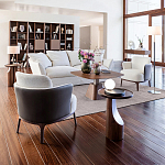 Приставной столик из массива дерева Walnut варинант исполнения - 9 | Loft Concept в Брянске