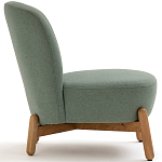 Кресло на деревянных ножках Olguin Green Chair варинант исполнения - 3 | Loft Concept в Брянске