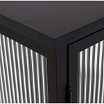 Сервант двухдверный с рифленым стеклом The Keeper варинант исполнения - 3 | Loft Concept в Брянске