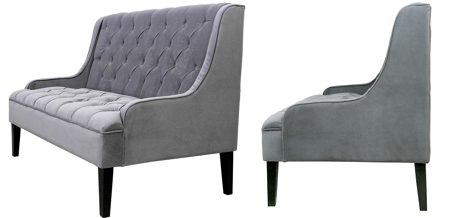 Диван Folket Sofa velour gray Диван Folket Sofa velour gray - Loft-Concept в Брянске