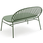 Зелёная скамья из стали Goodwin Metal Bench Green варинант исполнения - 10 | Loft Concept в Брянске