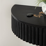 Прикроватный подвесной столик с ящиком черный Bedside Hanging Table варинант исполнения - 4 | Loft Concept в Брянске