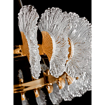 Люстра круглая с фактурными элементами в виде ракушек Inspired Sea варинант исполнения - 3 | Loft Concept в Брянске