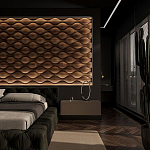 Гипсовая 3D панель с принтографией PM-108 варинант исполнения - 4 | Loft Concept в Брянске