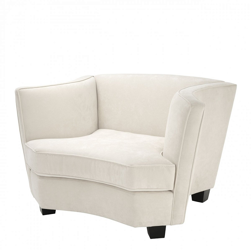 Кресло Eichholtz Chair Giulietta Молочный Черный Кресло Eichholtz Chair Giulietta Молочный Черный в Брянске | Loft Concept