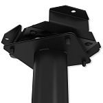 Барный стул вращающийся со спинкой и подлокотниками Douglas Rhombus Синий Велюр варинант исполнения - 6 | Loft Concept в Брянске