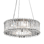 Люстра подвесная круглая с множеством вертикальных прямоугольных кристаллов Kichler варинант исполнения - 1 | Loft Concept в Брянске