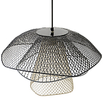 Подвесной светильник Black Grey Mesh Lampshade Hanging Lamp варинант исполнения - 4 | Loft Concept в Брянске