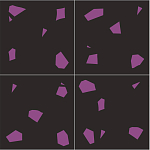 Плитка с узором Осколки варинант исполнения - 3 | Loft Concept в Брянске