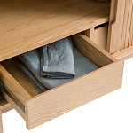 Буфет с двумя раздвижными дверцами Toinette Wooden Light Cupboard варинант исполнения - 4 | Loft Concept в Брянске