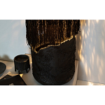 Напольная лампа черная с текстильными элементами "ЯРВИ" варинант исполнения - 7 | Loft Concept в Брянске