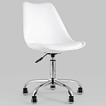 Офисный стул на металлическом основании EGGERY White пластик варинант исполнения - 2 | Loft Concept в Брянске