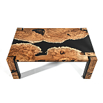 Кофейный Стол River in Autumn Elm Resin Coffee Table варинант исполнения - 2 | Loft Concept в Брянске