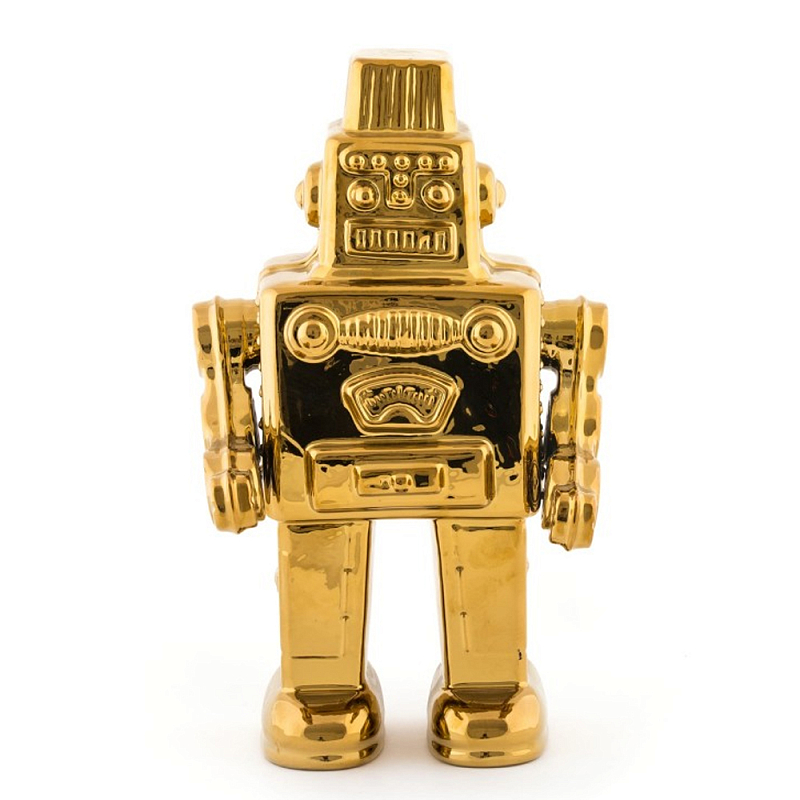 Аксессуар Seletti My Robot Gold Золотой Аксессуар Seletti My Robot Gold Золотой в Брянске | Loft Concept