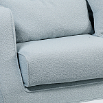 Диван Seldon с мягкими подушками голубое букле варинант исполнения - 5 | Loft Concept в Брянске