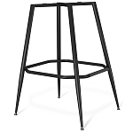 Барный стул со спинкой и подлокотниками на 4-х металлических ножках Douglas Rhombus Синий Велюр варинант исполнения - 5 | Loft Concept в Брянске