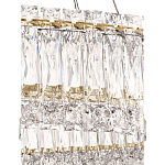 Люстра подвесная круглая из прозрачного хрусталя с золотым корпусом Selfsufficient варинант исполнения - 8 | Loft Concept в Брянске