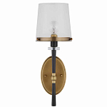 Бра настенное с прозрачным стеклянным абажуром Simple Pure Form варинант исполнения - 3 | Loft Concept в Брянске