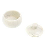 Сахарница из натурального камня Мрамор Белый Stone Sugar Bowls варинант исполнения - 3 | Loft Concept в Брянске