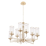 Люстра с 9-ю цилиндрическими стеклянными плафонами Jeanette варинант исполнения - 1 | Loft Concept в Брянске