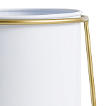 Кашпо из металла и латуни Elegance Elevated Planters белое варинант исполнения - 3 | Loft Concept в Брянске