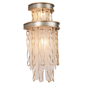 Бра цвета серебра с золотой окантовкой ABEL