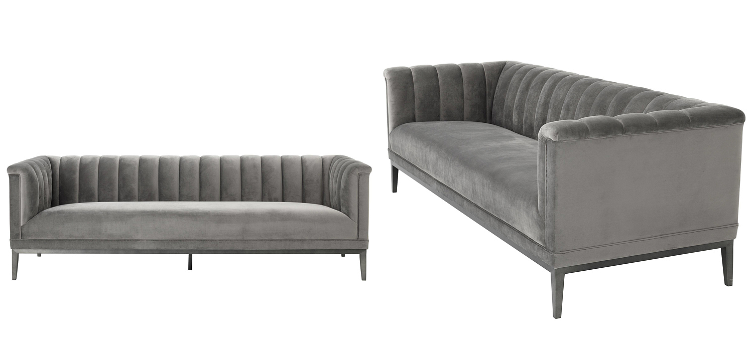 Диван Eichholtz Sofa Raffles grey Диван Eichholtz Sofa Raffles grey - Loft-Concept в Брянске