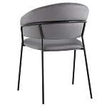 Стул в велюре серого цвета Horizon варинант исполнения - 5 | Loft Concept в Брянске