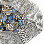 Кофейный стол со столешницей из агата Agate Design Blue  варинант исполнения - 3 | Loft Concept в Брянске