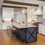 Подвесной светильник с прозрачным коническим стеклянным плафоном в современном стиле Feiss варинант исполнения - 3 | Loft Concept в Брянске