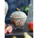 Шкатулка голубого цвета с цветочными орнаментами Blue Garden варинант исполнения - 3 | Loft Concept в Брянске