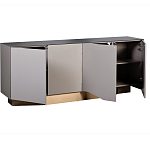 Комод со стеклянной столешницей и с выдвижными ящиками Minimalist Accent варинант исполнения - 2 | Loft Concept в Брянске