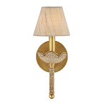 Бра из кованого железа с отделкой плетеной веревкой и сусальным золотом Parisian Style варинант исполнения - 4 | Loft Concept в Брянске