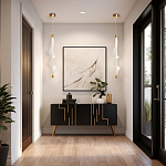 Люстра с белым скрученным плафоном Golden Swirl варинант исполнения - 10 | Loft Concept в Брянске