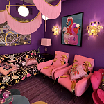 Картина Фламинго вышивка бисер Flamingo Beaded Wall Art варинант исполнения - 1 | Loft Concept в Брянске