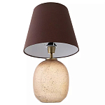 Настольная лампа с тканевым абажуром на овальном основании Lampshade on Oval Base варинант исполнения - 2 | Loft Concept в Брянске