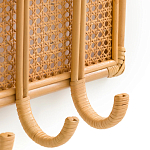 Настенная вешалка из ротанга Wila Wall Hanger M варинант исполнения - 3 | Loft Concept в Брянске