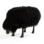 Банкетка Овечка черная Sheep Bench Black head down варинант исполнения - 2 | Loft Concept в Брянске