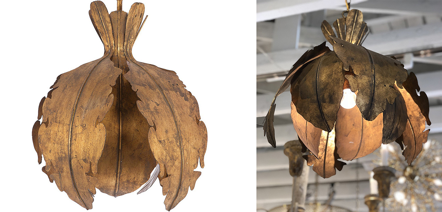 Подвесной светильник Tropical Leaves Hanging lamp Подвесной светильник Tropical Leaves Hanging lamp - Loft-Concept в Брянске