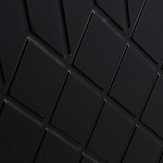 Комод черный округлой формы с рельефным фасадом Black Cut варинант исполнения - 5 | Loft Concept в Брянске