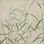 Обои ручная роспись Wild Grasses Special Colourway on Bleached Silver slub silk варинант исполнения - 2 | Loft Concept в Брянске