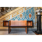 Дизайнерская скамейка  Canton  Beech and Black Bench варинант исполнения - 5 | Loft Concept в Брянске