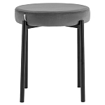 Табурет с мягким круглым сиденьем RIO Grey варинант исполнения - 2 | Loft Concept в Брянске